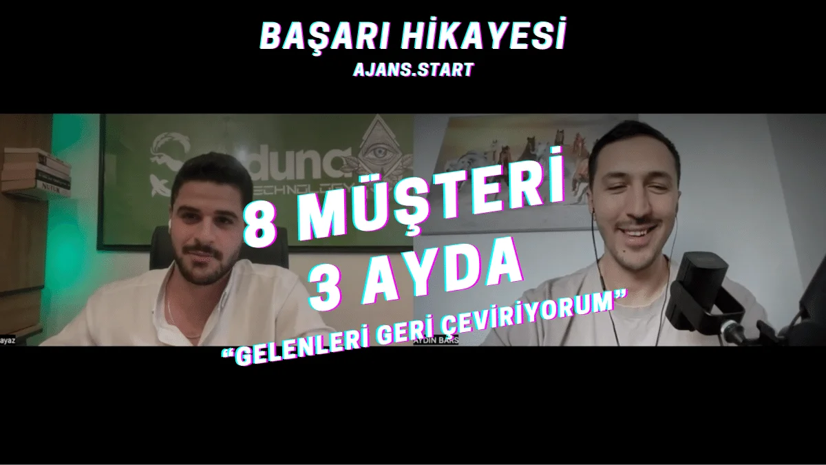 8 müşteri 3 ayda - gelenleri geri çeviriyorum